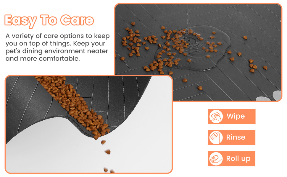 cat food mat