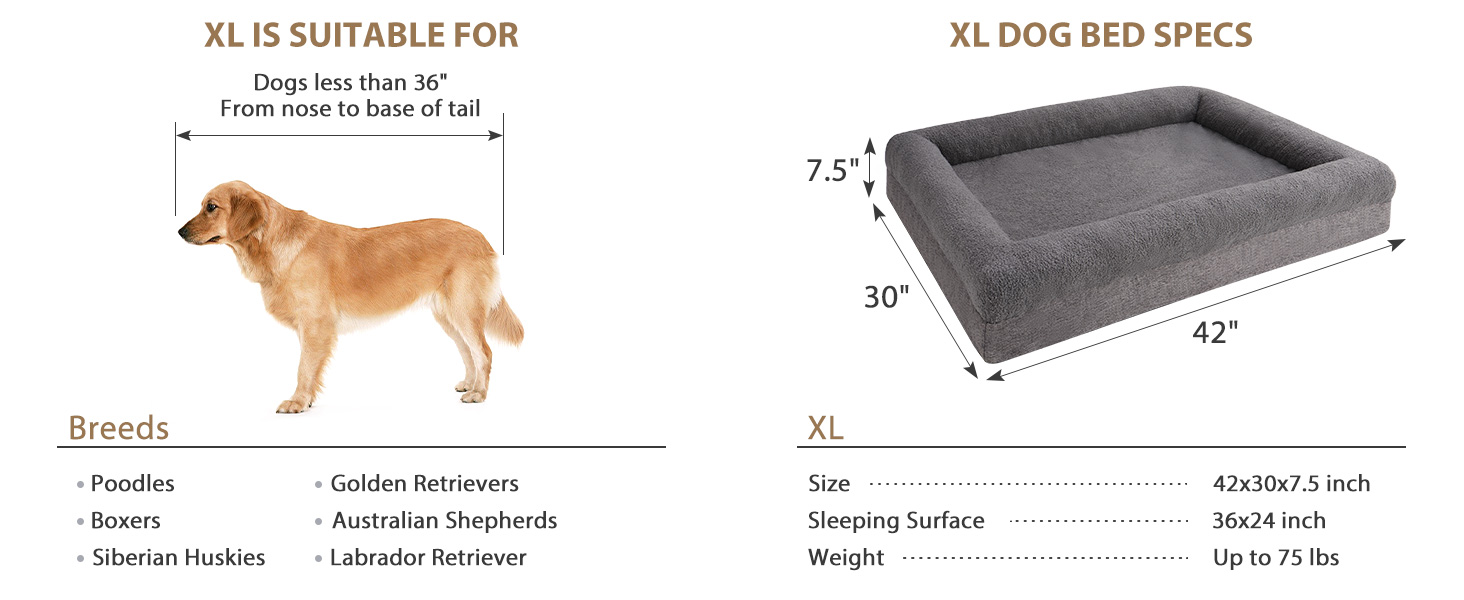 xl dog bed extra large dog bed