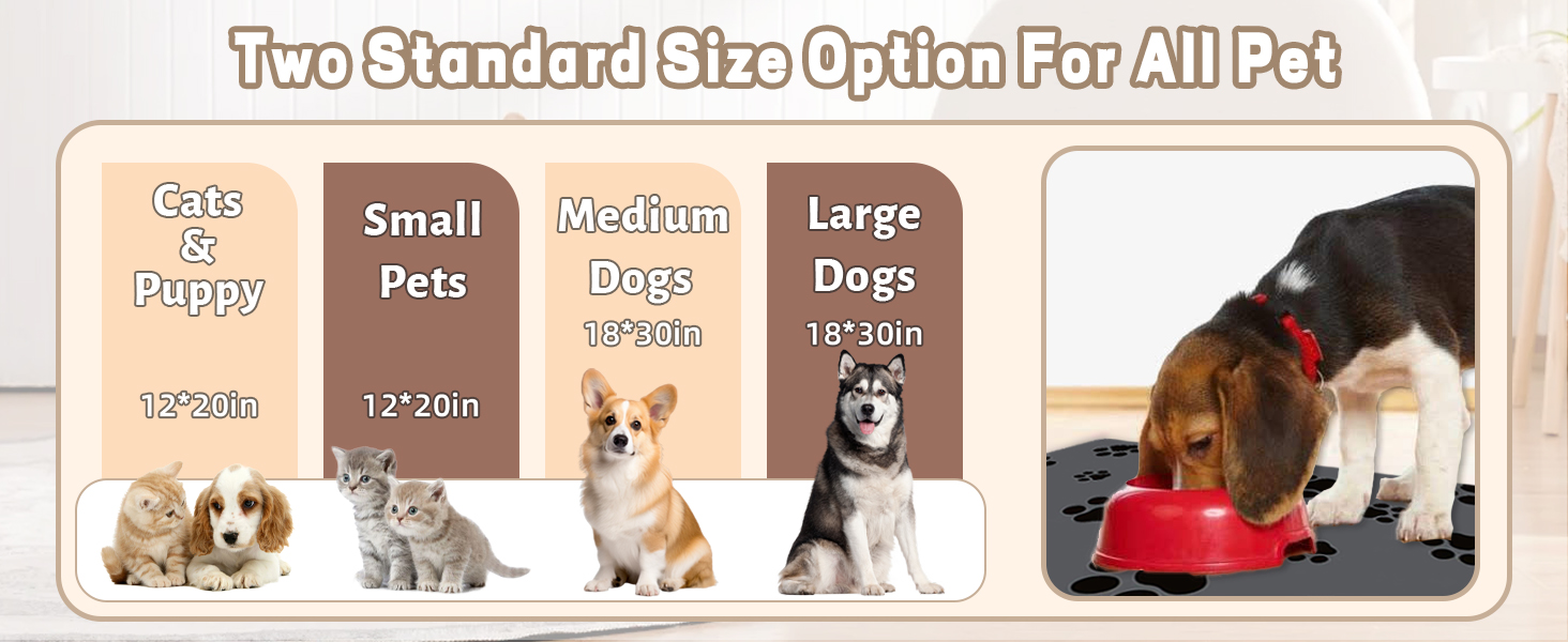 pet food mat
