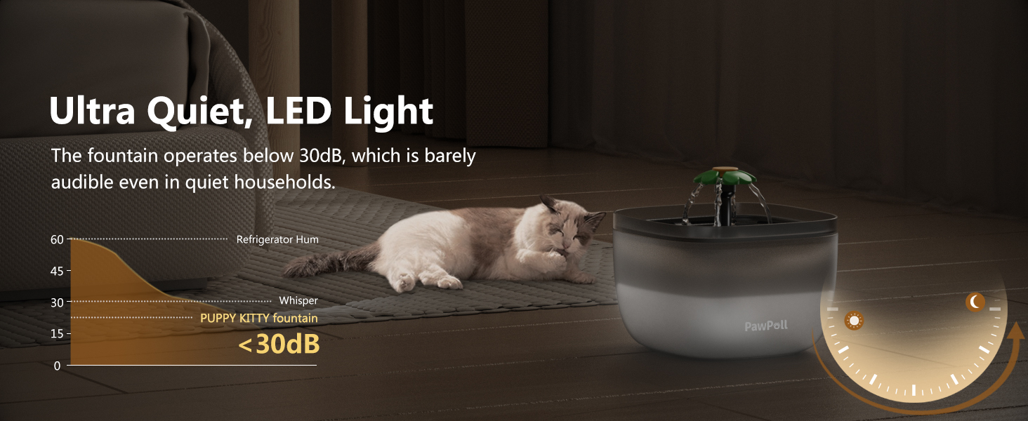 Ultra Quiet Pet Water Dispenser