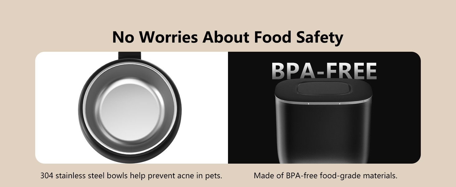 automatic cat feeder and water