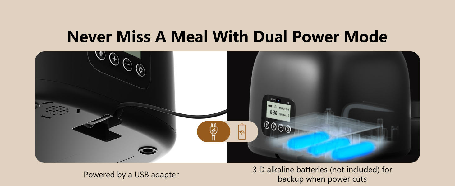 Battery Operated cat feeder