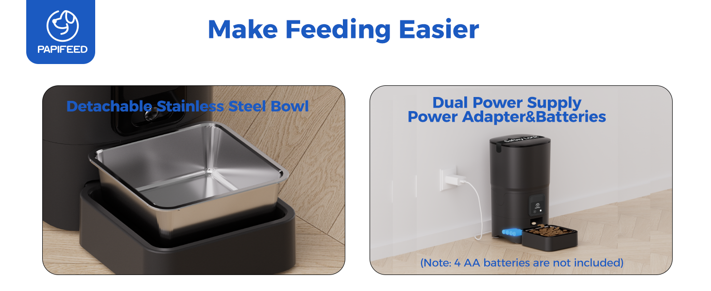automatic cat feeder with app