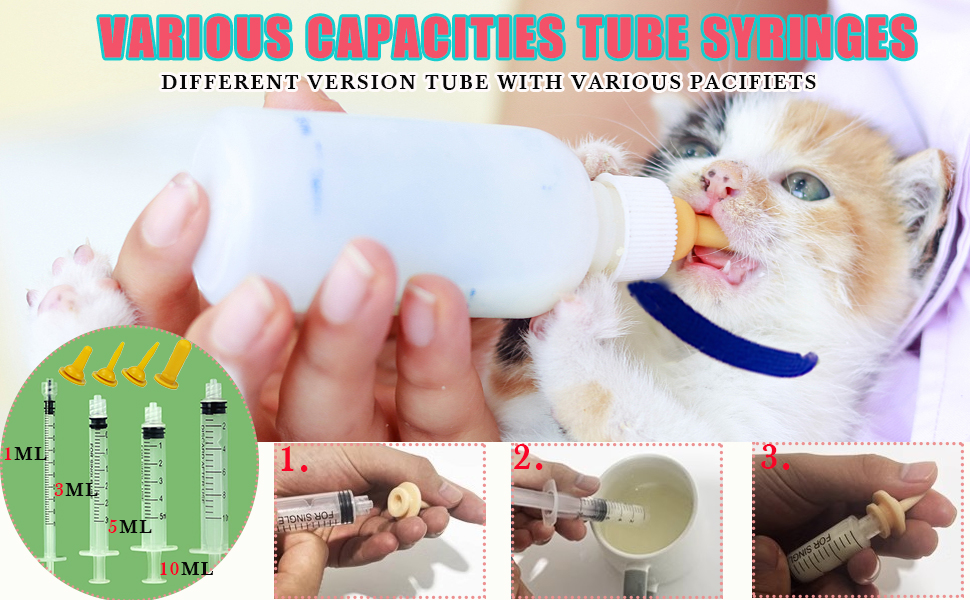 kitten bottle feeding kit 