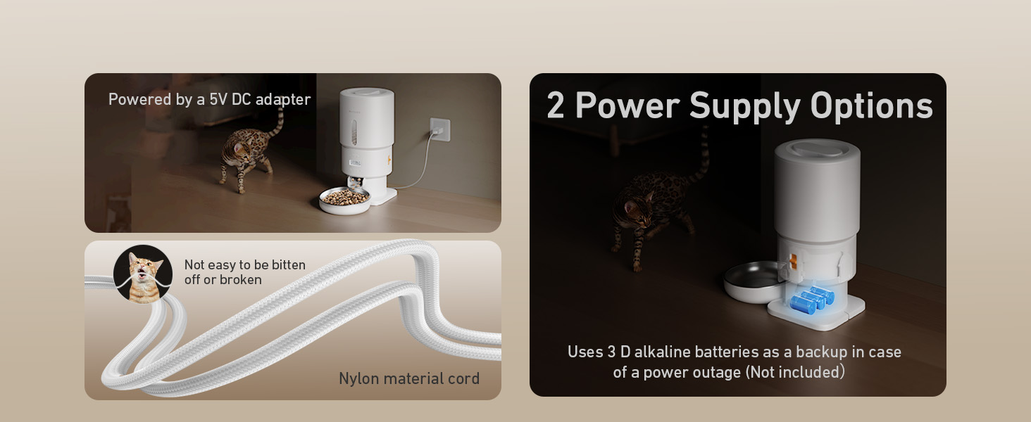 automatic cat feeder cat food dispenser pet feeder
