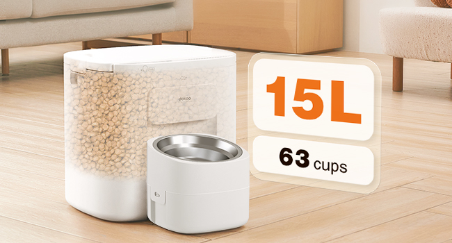 Large dog feeder