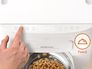 large dog feeder