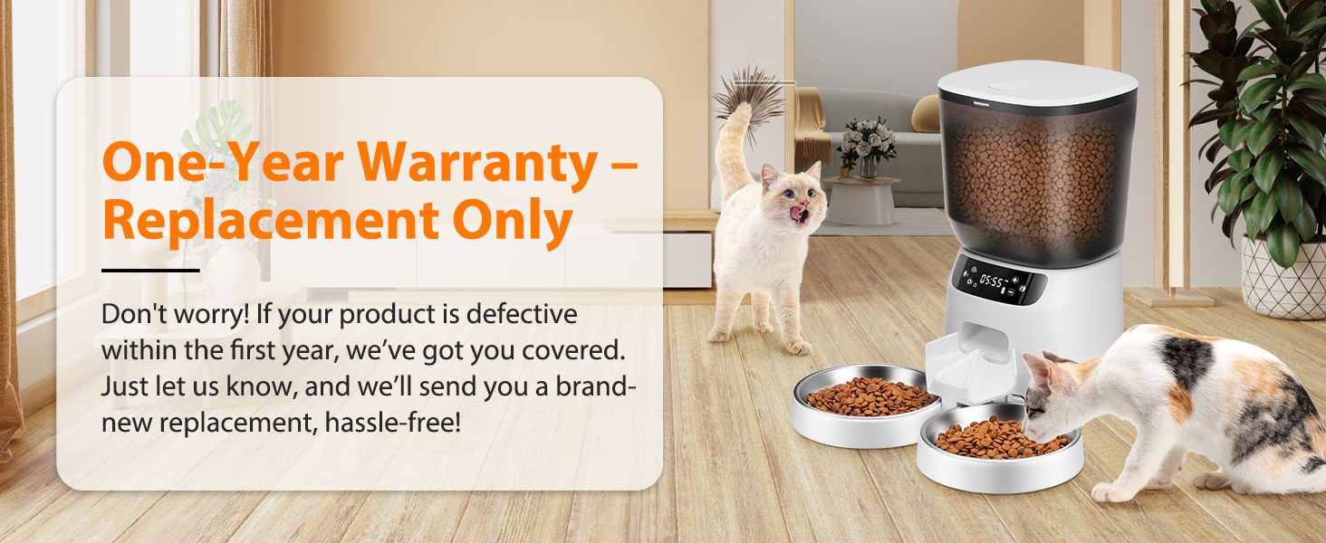 two cat automatic feeder