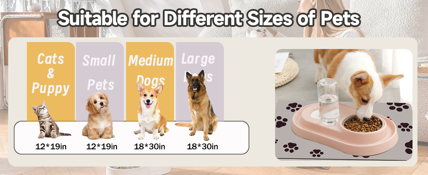 dog food mat